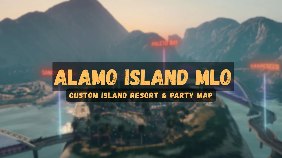 Alamo Island MLO FiveM – Custom Island Resort & Party Map